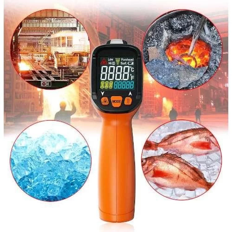 Бесконтактный термометр (пирометр) -50-550°C PROTESTER PM6519B отзывы - изображение 5