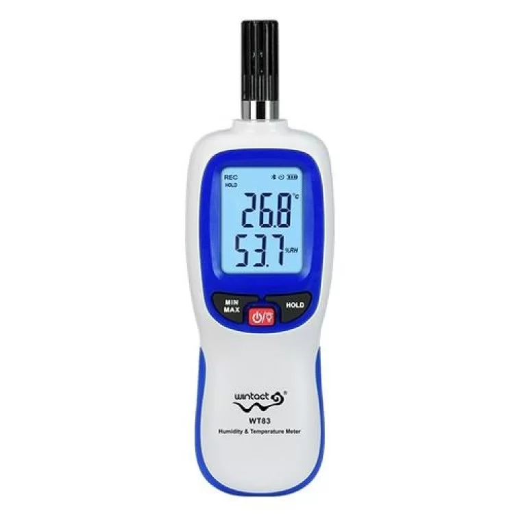 Термогігрометр 0-100%, -20-70°C WINTACT WT83