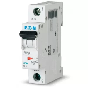 Автоматический выключатель PL6-C16/1 16А 1п. Eaton