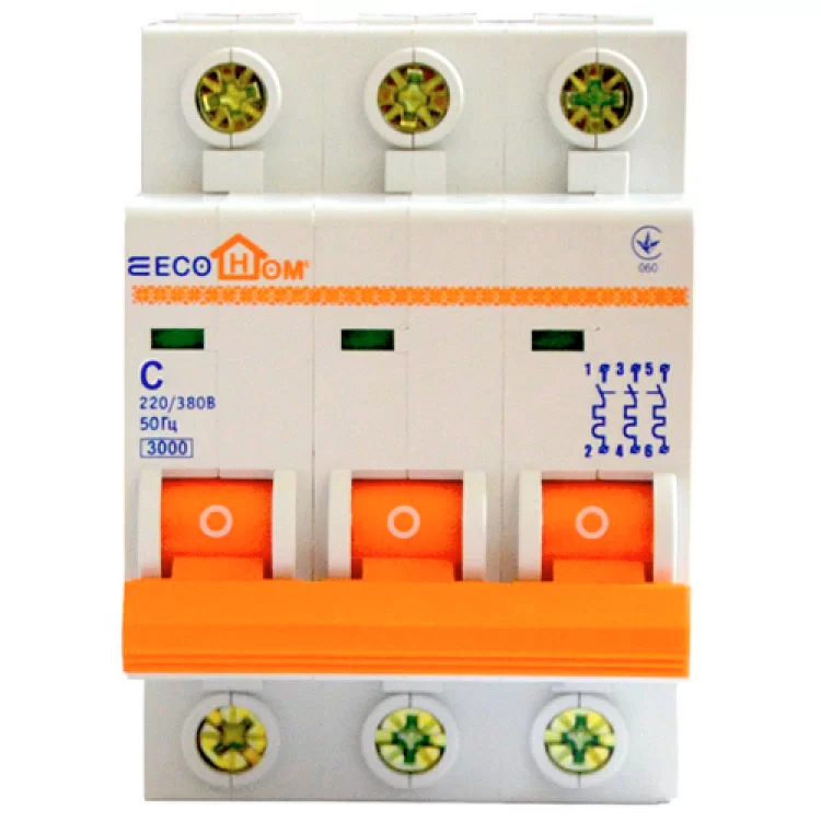 Автоматический выключатель ECO 3р 32А EcoHome