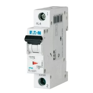 Автоматический выключатель PL6-B20/1 20А 1п. Eaton