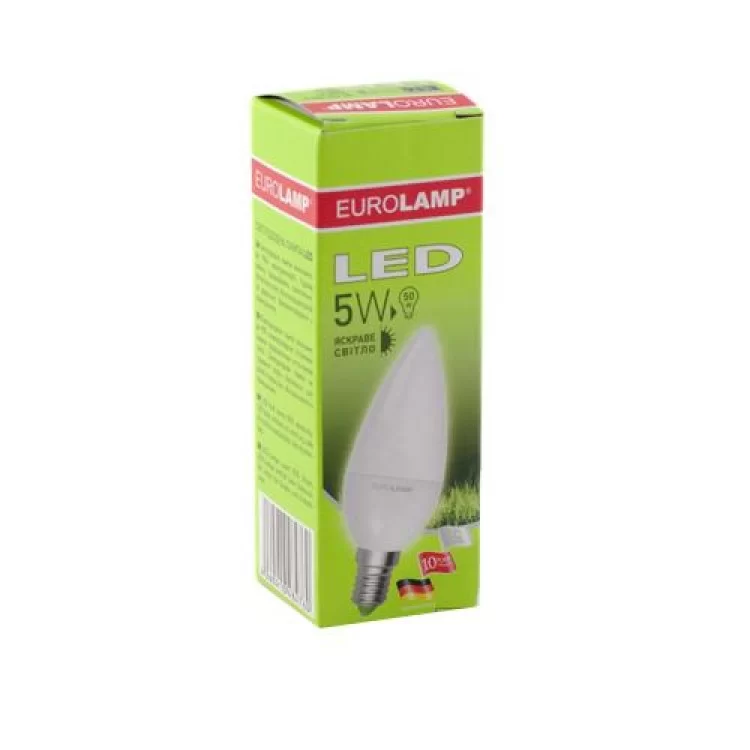 Лампа світлодіодна EKO (D,А) Candle 5W. E14. 4000K (50) EUROLAMP ціна 1грн - фотографія 2