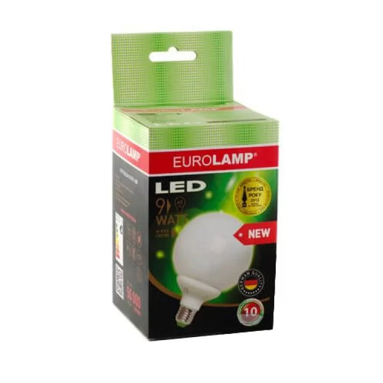 Лампа світлодіодна EKO (D) Globe G120 E27 9 W. 4100 (10) EUROLAMP ціна 1грн - фотографія 2