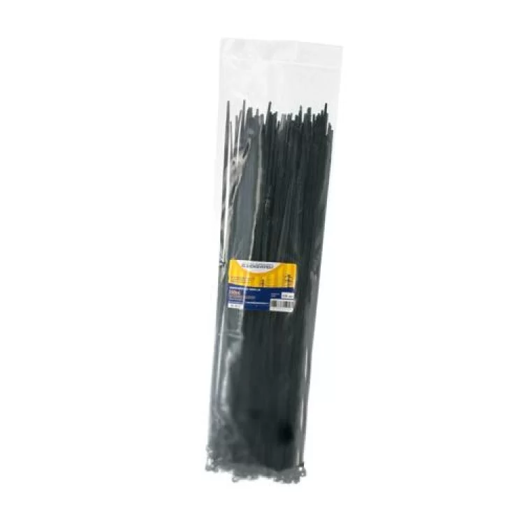 Хомут кабельный 200х4 черный UV (уп - 100шт) цена 64грн - фотография 2