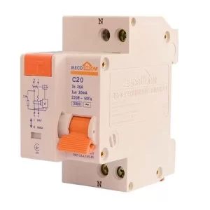 Диференціальний автоматичний вимикач ДВ 20А 30мА 1+N п. EcoHome
