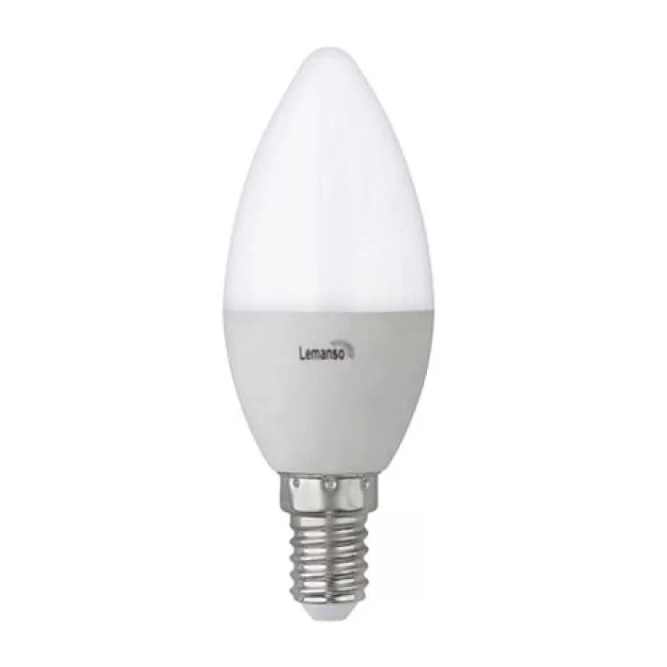 Лампа світлодіодна свіча Lemanso 5W C37 E14 400LM 6500K 175-265V / LM228