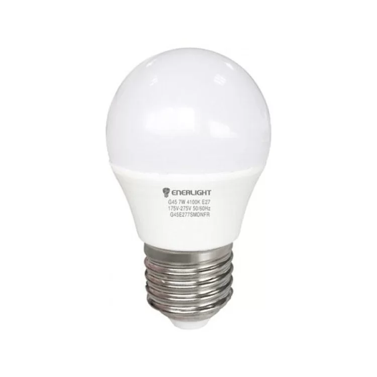 Лампа світлодіодна G45 7Вт 4100K E27 ENERLIGHT