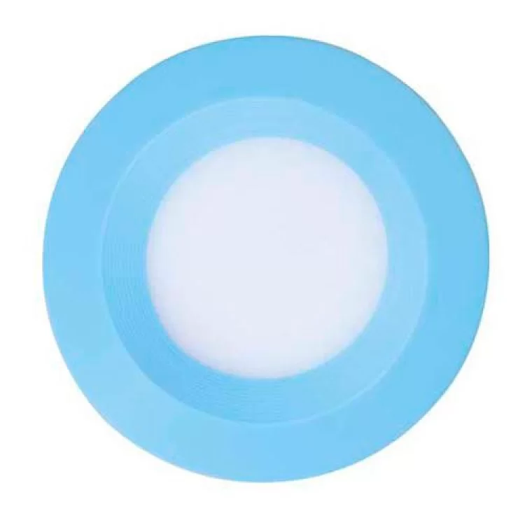 LED Panel (круг) AL525 3W 240Lm 5000K блакитний Feron