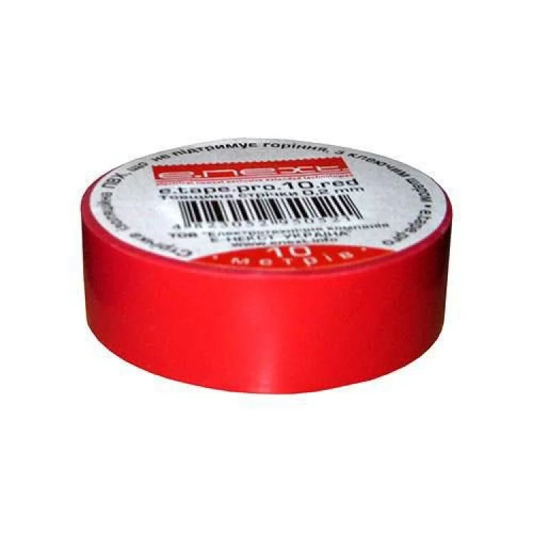 Изолента e.tape.stand.20.red, красная (20м)