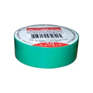 Изолента e.tape.stand.10.green, зеленая (10м)