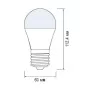 Лампа светодиодная A60 Е27 15W 220V 6400K Horoz 001-006-00151