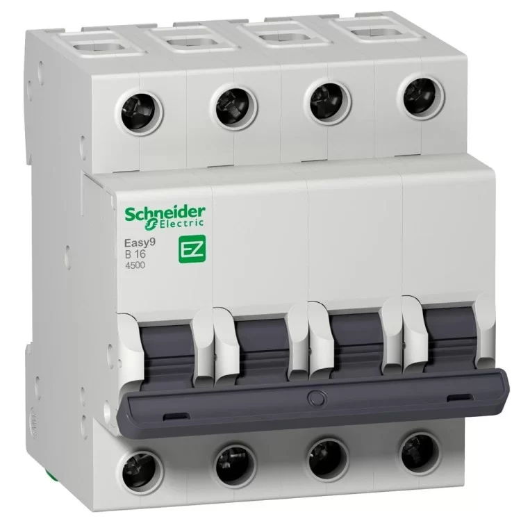 Автоматичний вимикач EZ9 4p 16A В Easy9 Schneider Electric (EZ9F14416)