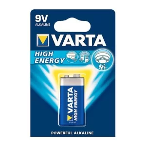 Батарейка Varta 6LR61 High Energy Alcaline (4922121411)
