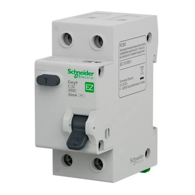Диференціальний автоматичний вимикач 1P+N 32A C Easy9 Schneider Electric (EZ9D34632)