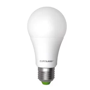 Лампа світлодіодна ЕКО (E) A60. 10W. E27. 3000K (50) EUROLAMP