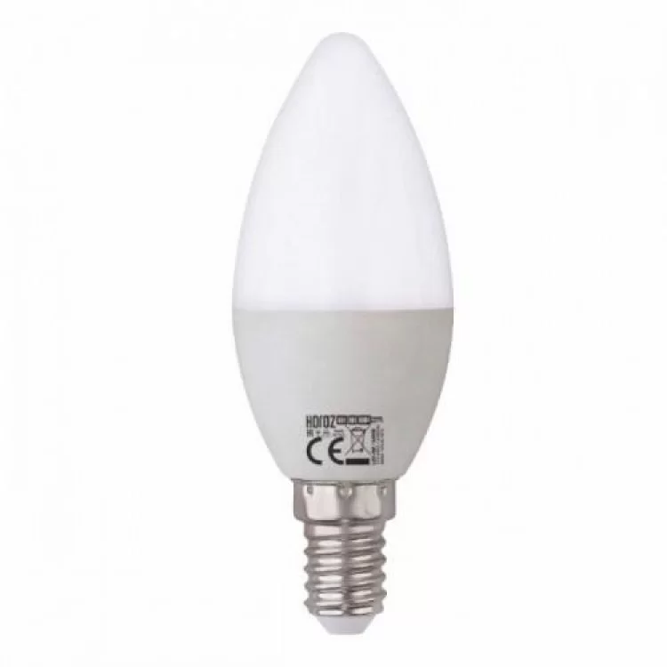Лампа светодиодная свеча C37 Е14 6W 220V 3000K Horoz 001-003-0006