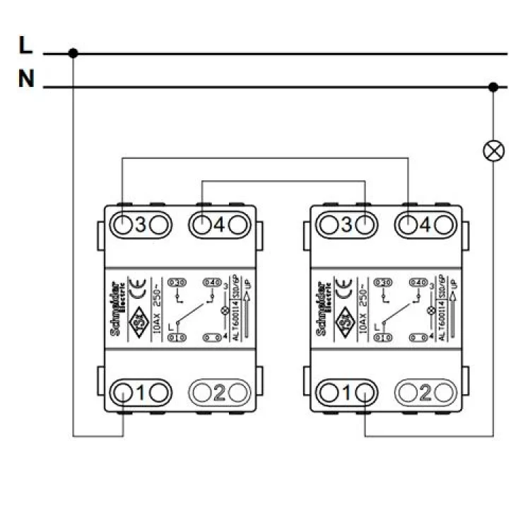 1-клавишный выключатель Schneider Asfora проходной с подсветкой Белый (EPH1500121) отзывы - изображение 5