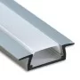 CAB251 алюминиевый профиль для LED ленты (встраиваемый) 21х6мм 2м Feron