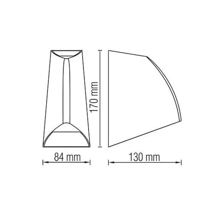 Светильник фасадный Horoz Electric Salkim 3.5 Вт 4100К IP44 (076-008-0004) цена 925грн - фотография 2