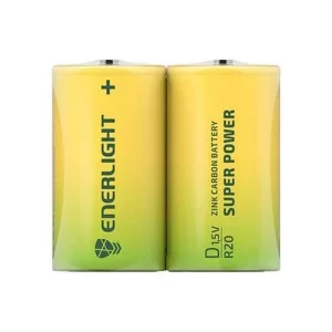 Батарейка D Super Power FOL 2 ENERLIGHT (2шт)