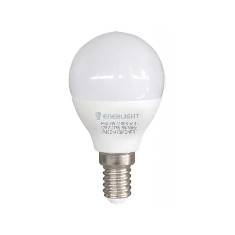 Лампа світлодіодна P45 7Вт 4100K E14 ENERLIGHT