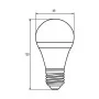 Лампа світлодіодна LED EUROLAMP LED ЕКО A60 E27 12W 4000K набір 2 шт (MLP-LED-A60-12274(E))