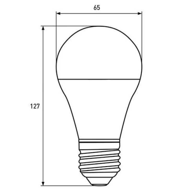 в продажу Лампа світлодіодна ЕКО (D) A65 12W E27 3000K EUROLAMP (LED-A65-12274(E)) - фото 3