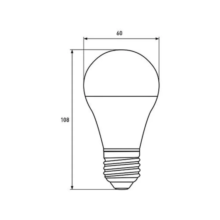Светодиодная лампа LED EUROLAMP ЕКО A60 7W E27 4000K набор 2 шт (MLP-LED-A60-07274(E)) цена 67грн - фотография 2