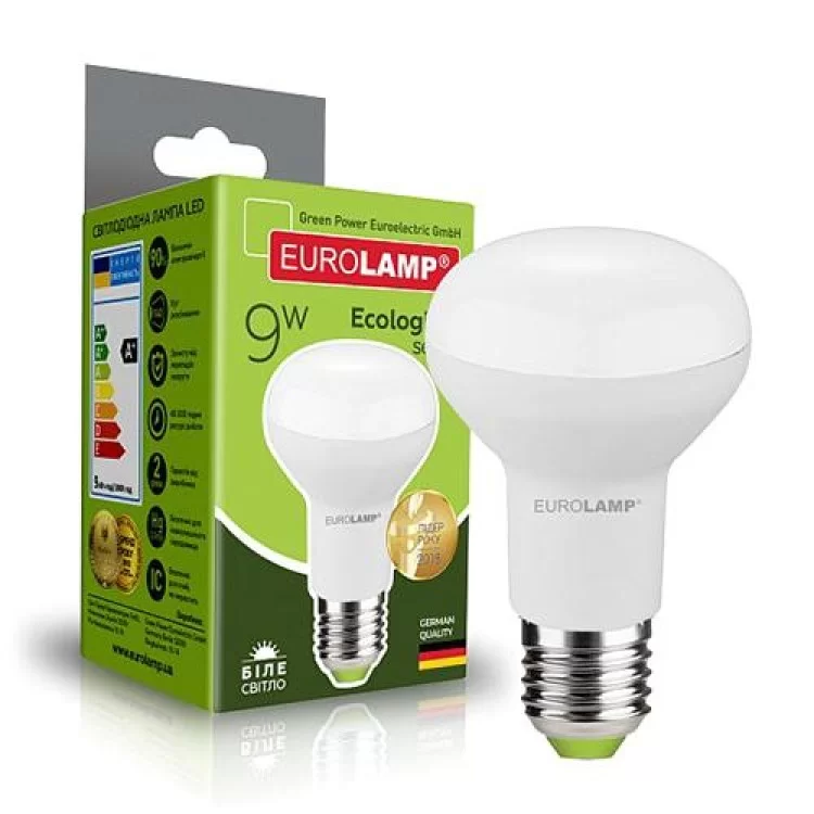 в продажу Лампа світлодіодна eko (d) r63 9w e27 4000k Eurolamp - фото 3