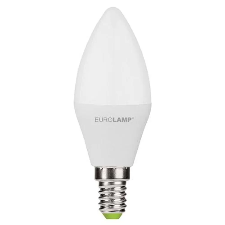Лампа світлодіодна LED EUROLAMP LED C37 8W E14 4000K (LED-CL-08144)