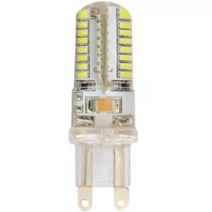 Лампа світлодіодна капсульна пластик 3W 220V G9 2700K Mega-3 Horoz 001-011-0003