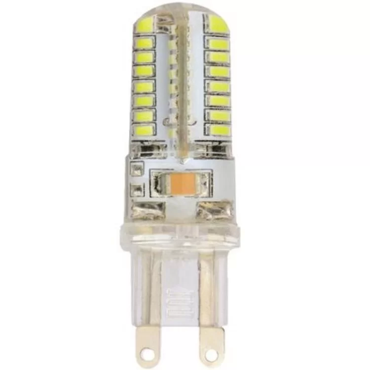 Лампа світлодіодна капсульна пластик 3W 220V G9 2700K Mega-3 Horoz 001-011-0003
