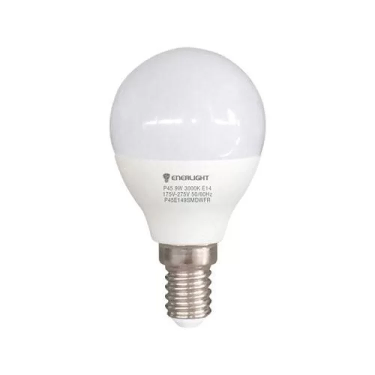 Лампа світлодіодна Enerlight P45 9Вт 3000K E14 (P45E149SMDWFR)
