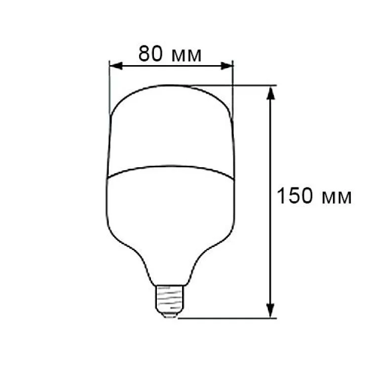 Лампа светодиодная высокомощная 30W E27-Е40 6500K LB-165 Feron цена 1грн - фотография 2