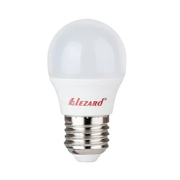 Лампа светодиодная LED GLOB A45 5W 2700K E27 220V Lezard