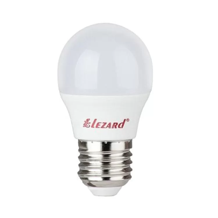 Лампа світлодіодна LED GLOB A45 5W 4200K E27 220V Lezard