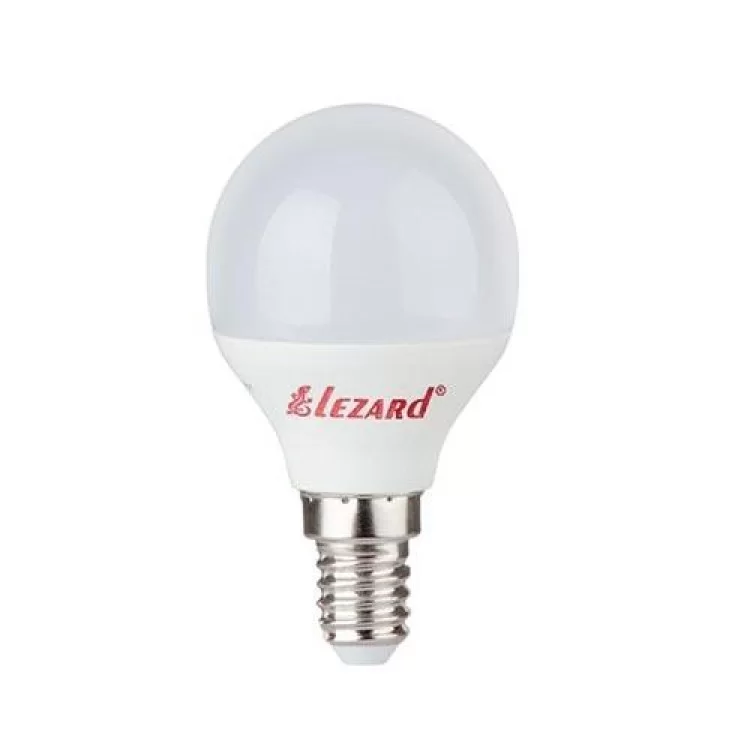 Лампа світлодіодна LED GLOB A45 7W 2700K E14 220V Lezard