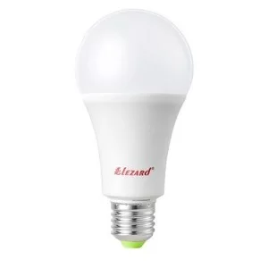 Лампа светодиодная LED GLOB A60  15W 4200K E27 220V Lezard (442-A60-2715)