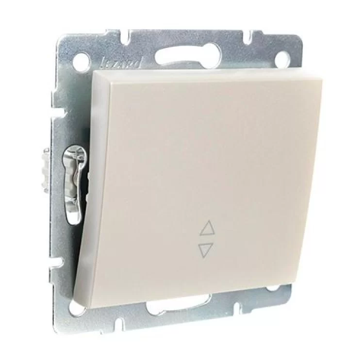 Выключатель проходной жемчужно-белый перламутр RAIN Lezard 703-3088-105 цена 116грн - фотография 2