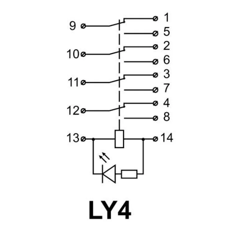 в продаже Реле электромагнитное промежуточное LY4 (AC36) АскоУкрем (A0090070008) - фото 3