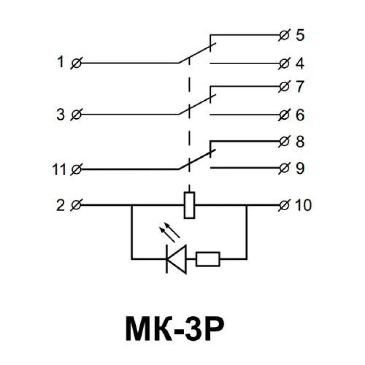 в продаже Реле электромагнитное промежуточное MK3P (AC110) АскоУкрем (A0090010017) - фото 3