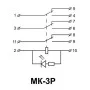 Реле электромагнитное промежуточное MK3P (AC110) АскоУкрем (A0090010017)