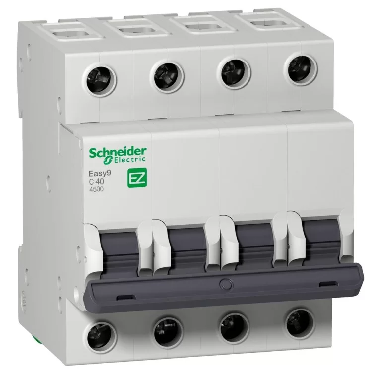 Автоматичний вимикач EZ9 4p 40A С Easy9 Schneider Electric (EZ9F34440)