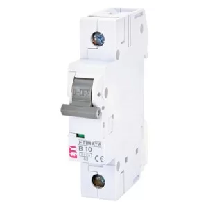 Автоматичний вимикач ETIMAT 6 1p B 10A ETI