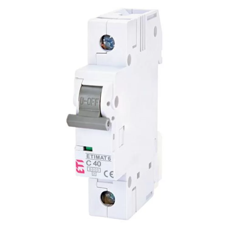 Автоматичний вимикач ETIMAT 6 1p C 40A ETI