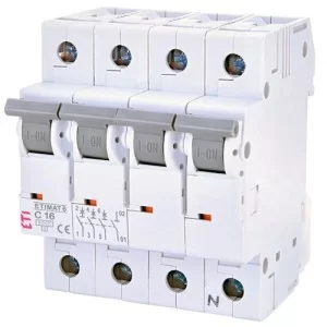 Автоматичний вимикач ETIMAT 6 3p+N C 16A ETI