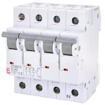 Автоматичний вимикач ETIMAT 6 3p+N C 40A ETI