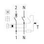 Диференціальний автоматичний вимикач KZS-2M C 10/0,01 тип A (10kA) ETI