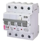 Дифференциальный автоматический выключатель KZS-4M 3p+N C 25/0,03тип A (6kA) ETI