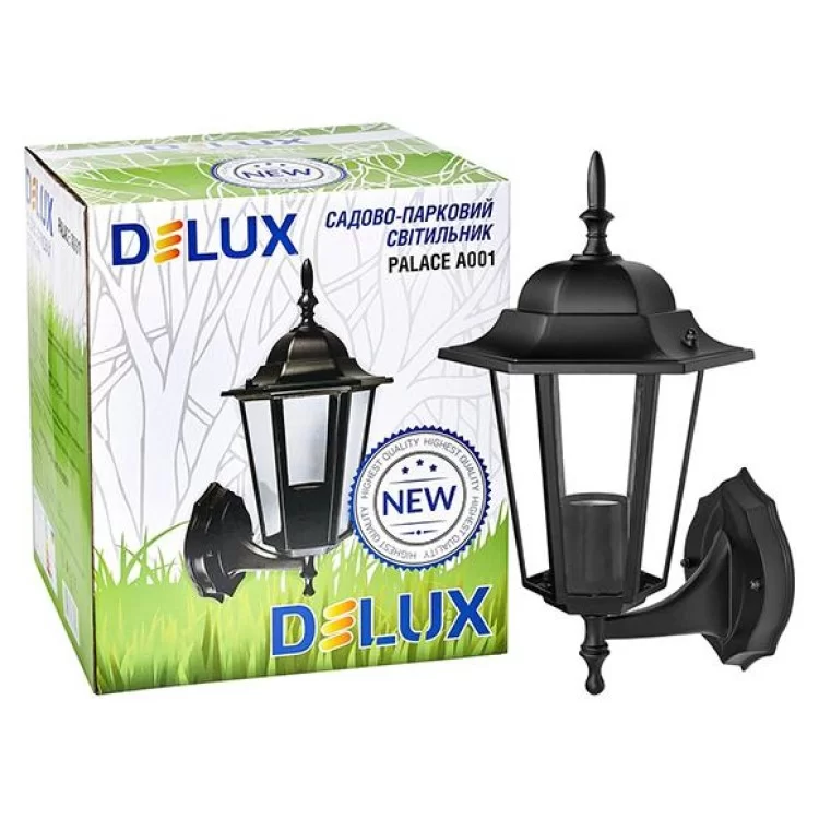 Светильник садово-парковый PALACE A001 черный Delux цена 498грн - фотография 2
